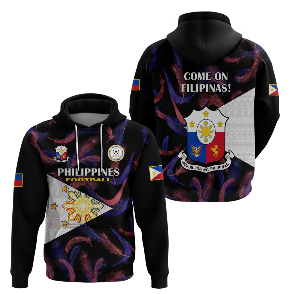 Philippines Football Hoodie 2023 World Cup Go Filipinas Feather Black Version LT14