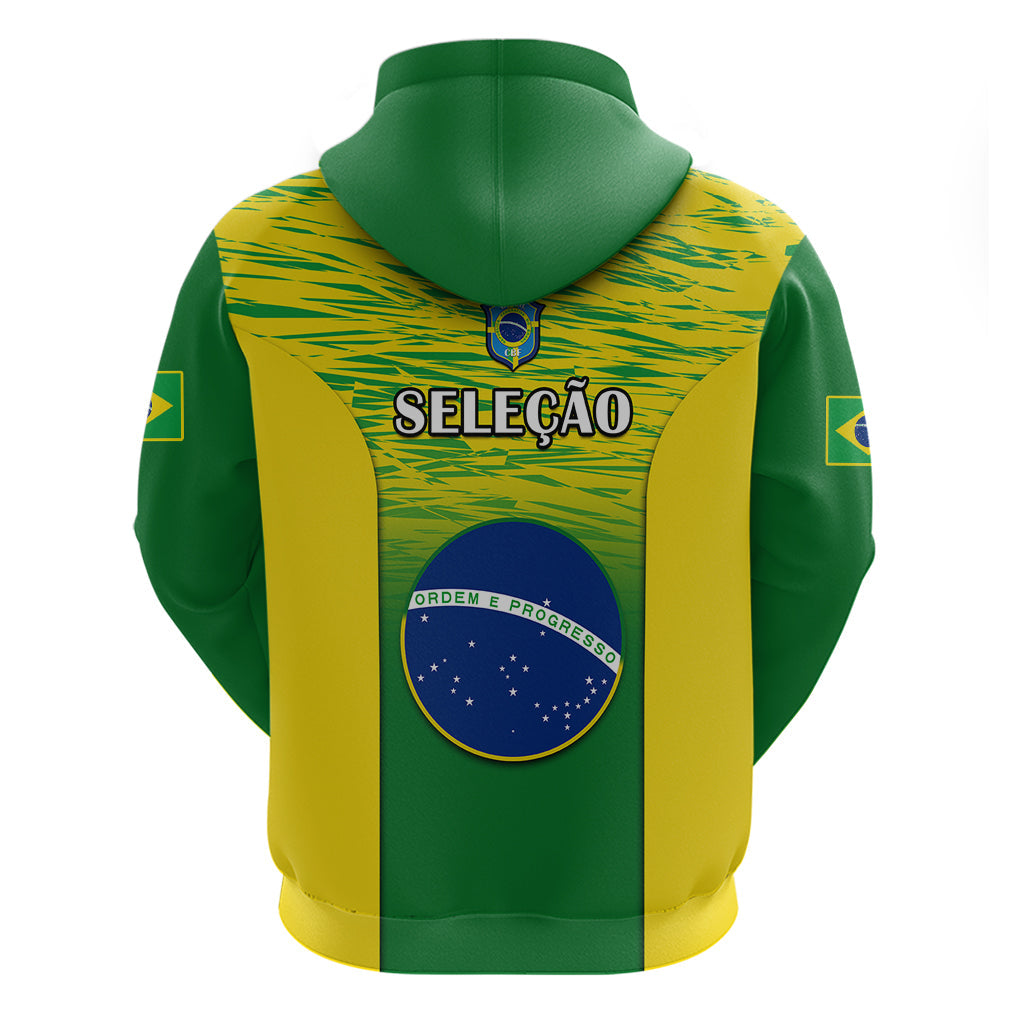 Brazil Football Hoodie 2023 World Cup Go Selecao Gradient Style LT14