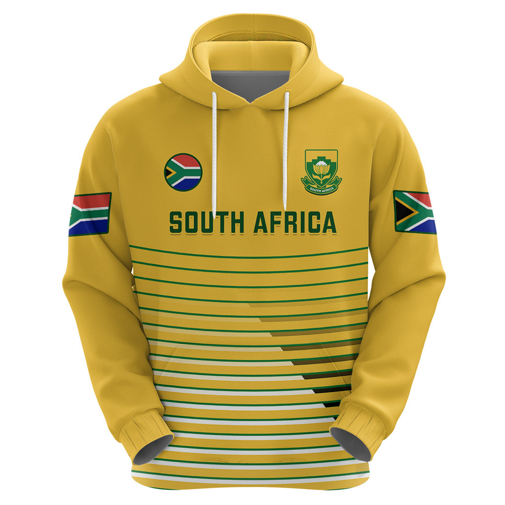 Custom South Africa Soccer Hoodie 2023 World Cup Go Banyana Banyana Yellow LT14
