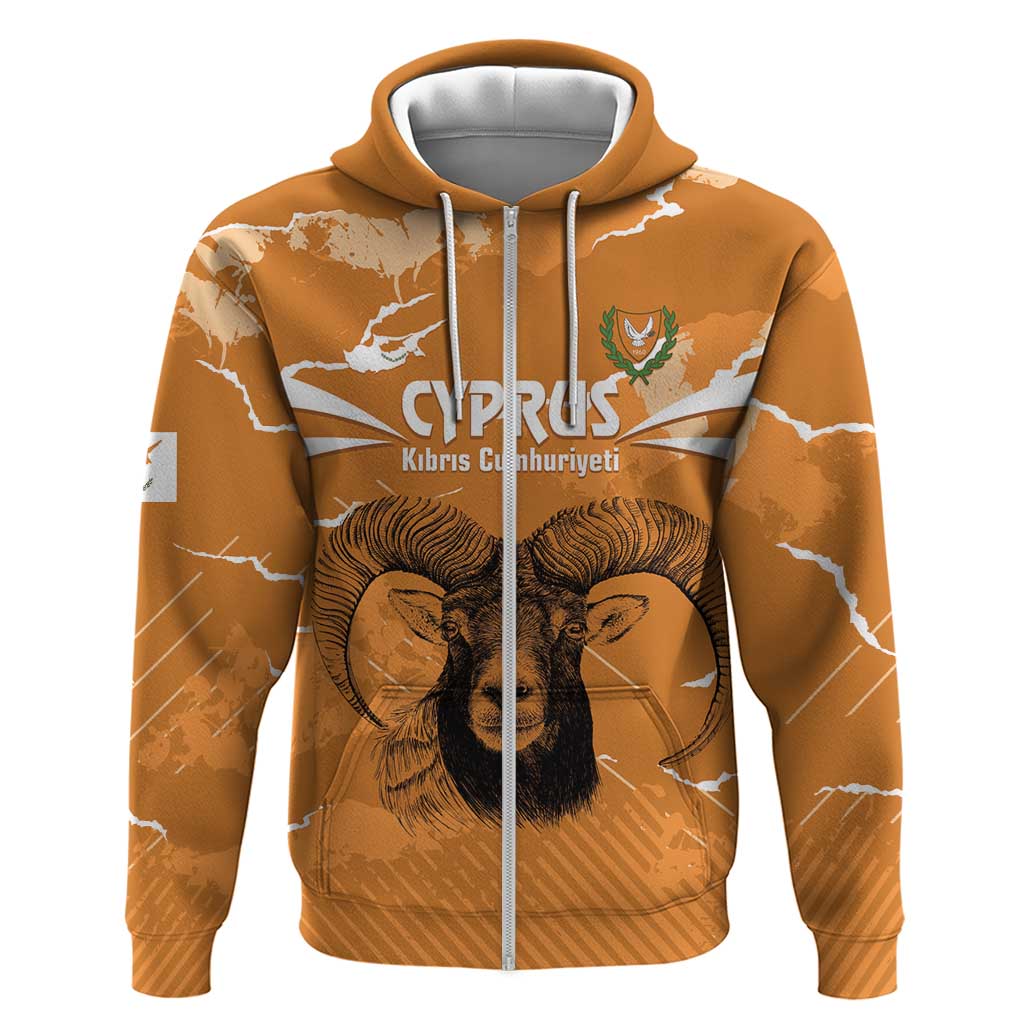 Persionalized Cyprus Independence Day Hoodie Kbrs Cumhuriyeti Grunge Vibes LT14