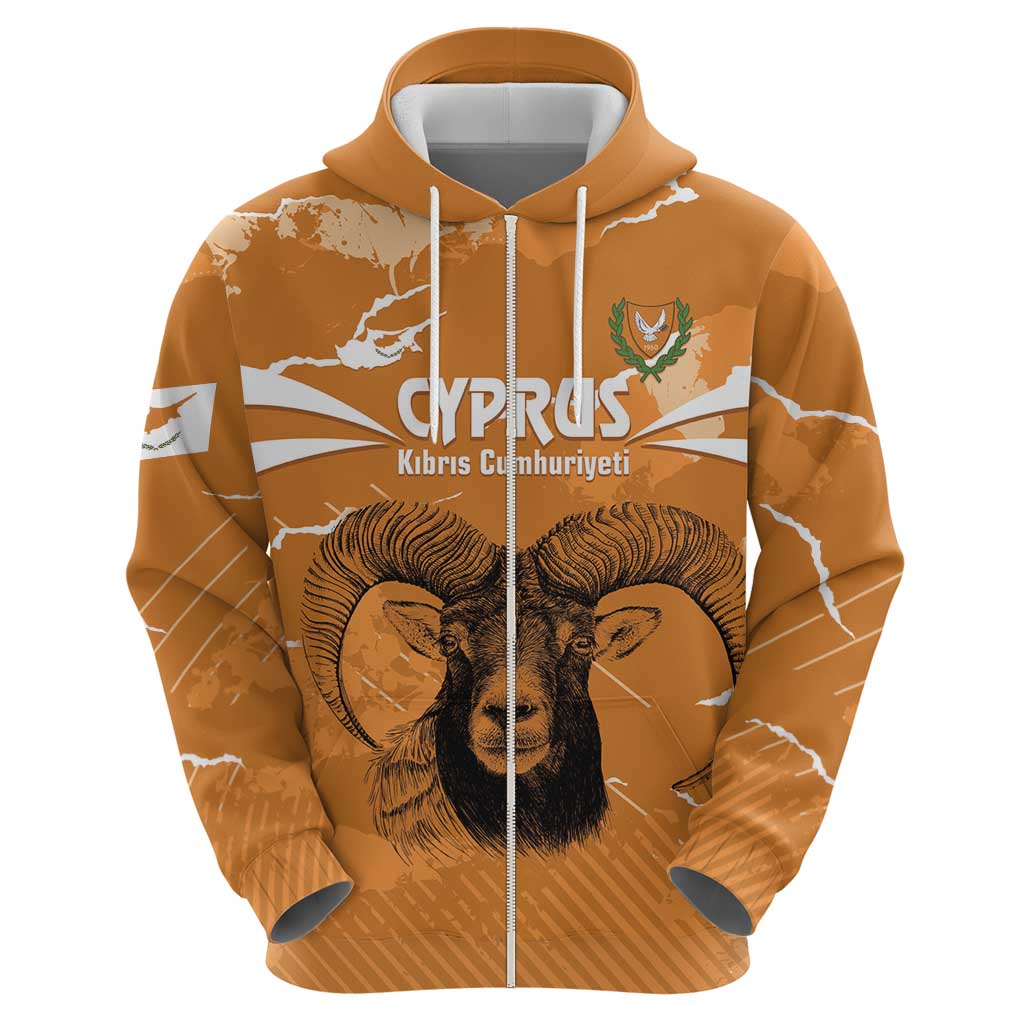 Persionalized Cyprus Independence Day Hoodie Kbrs Cumhuriyeti Grunge Vibes LT14