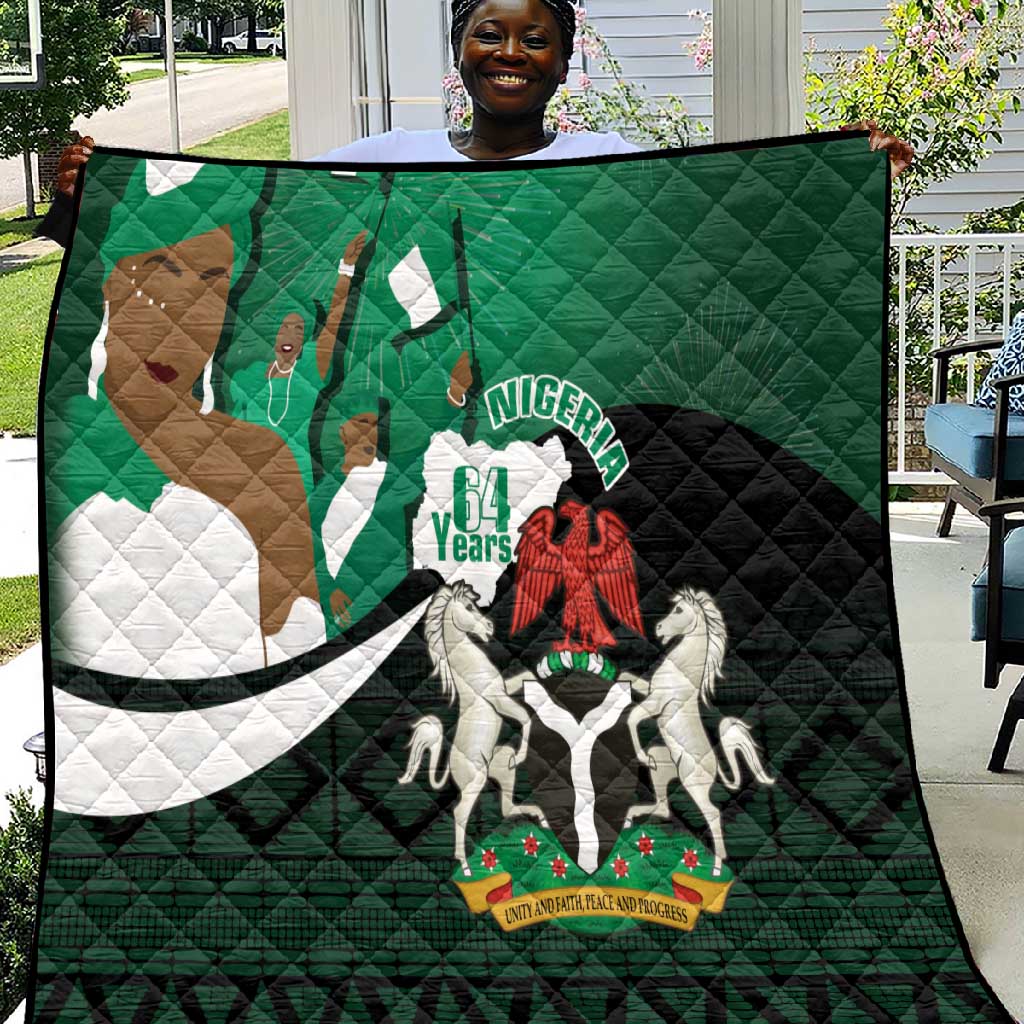 Nigeria Independence Day Quilt Happy 64 Years Of Anniversary African Pattern LT14