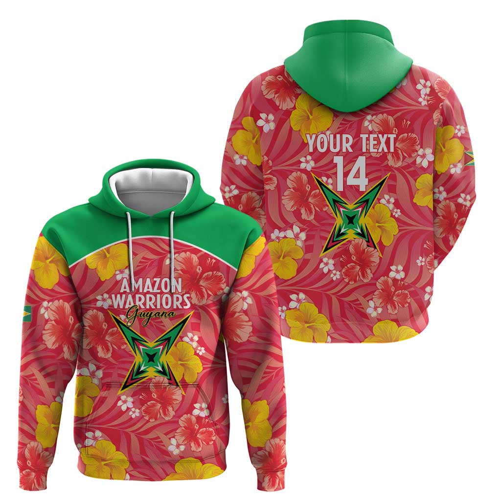 Custom Guyana Cricket Hoodie 2025 Go Amazon Warriors Tropical Style LT14