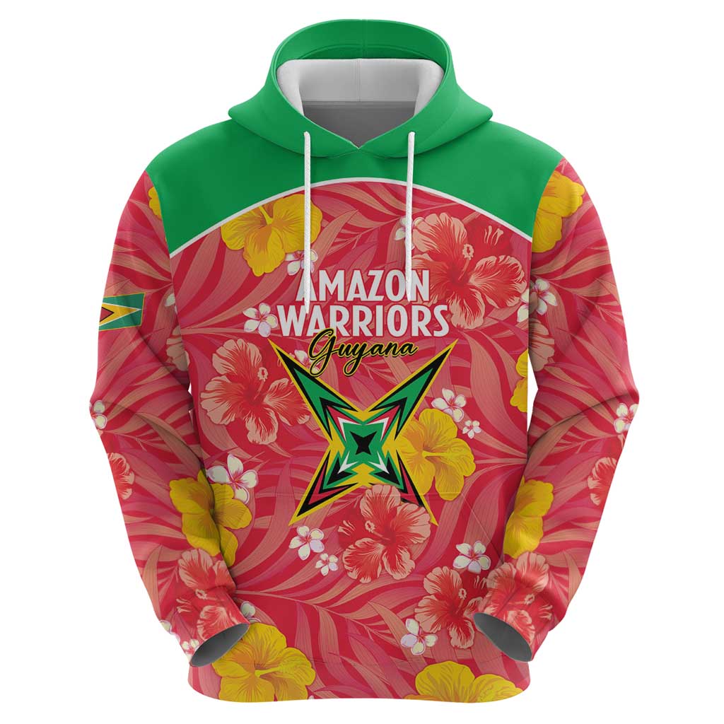 Custom Guyana Cricket Hoodie 2025 Go Amazon Warriors Tropical Style LT14