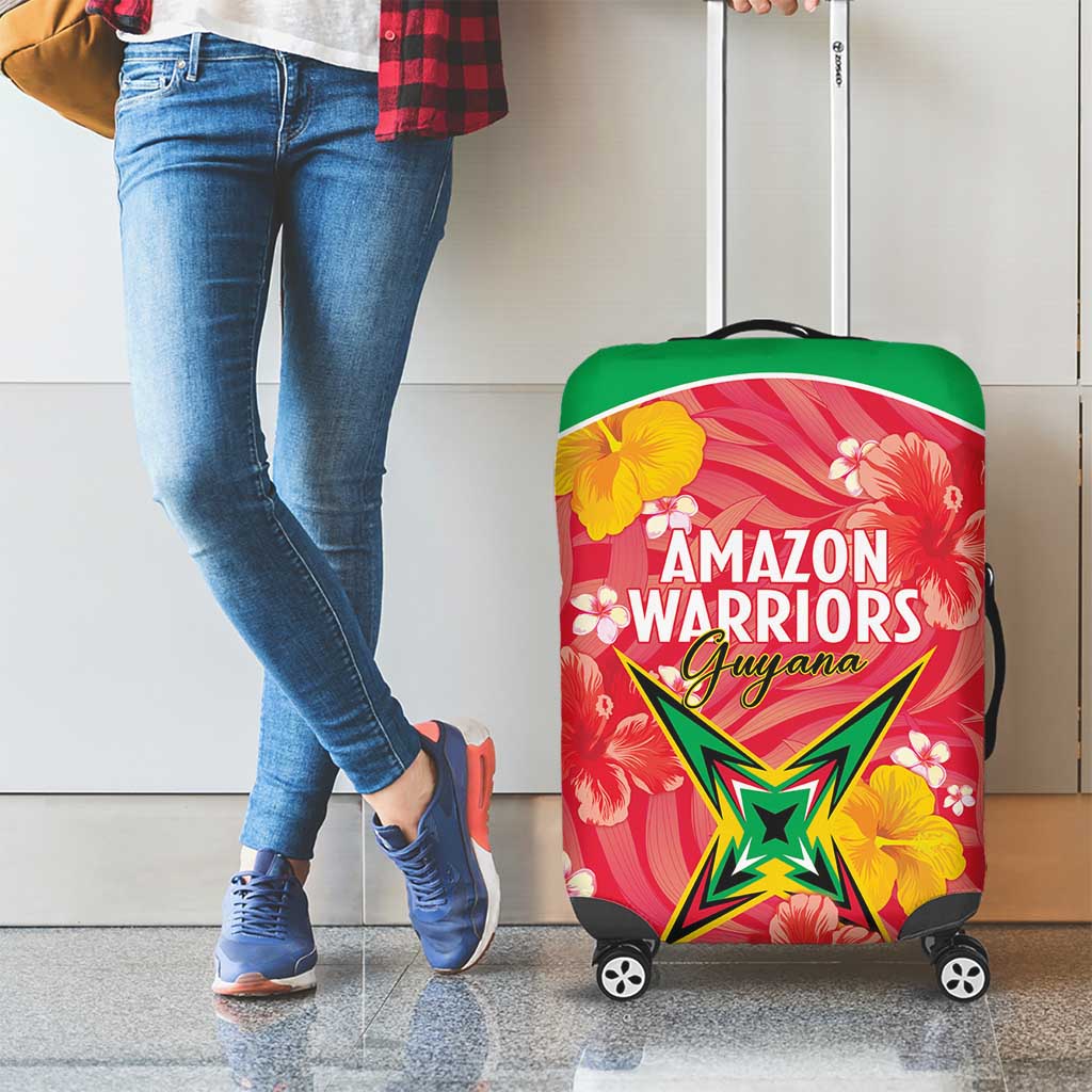 Guyana Cricket Luggage Cover 2025 Go Amazon Warriors Tropical Style LT14