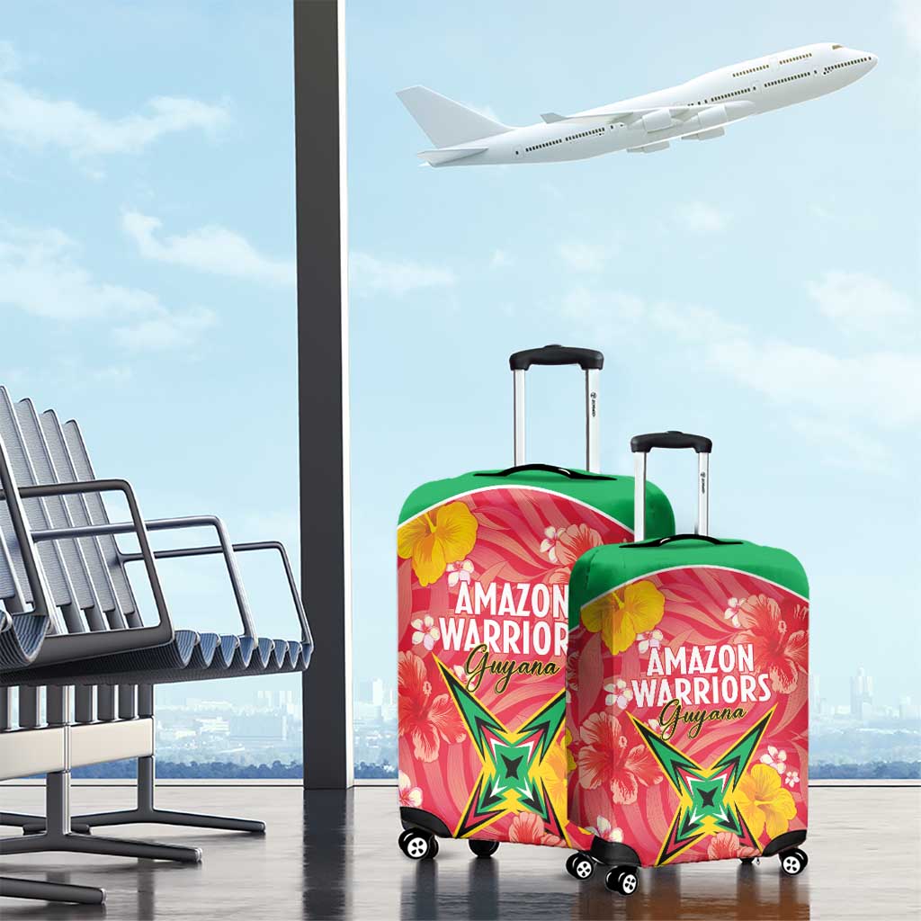 Guyana Cricket Luggage Cover 2025 Go Amazon Warriors Tropical Style LT14