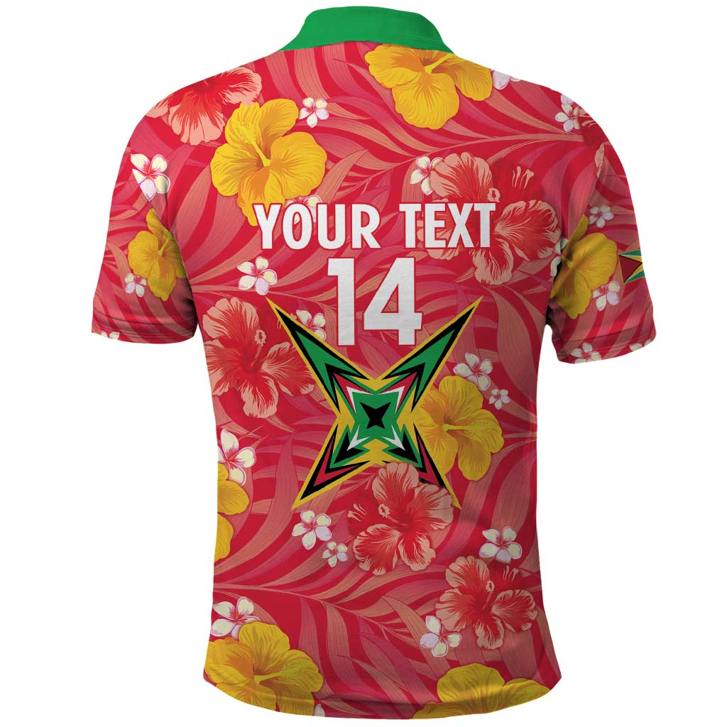 Custom Guyana Cricket Polo Shirt 2025 Go Amazon Warriors Tropical Style LT14