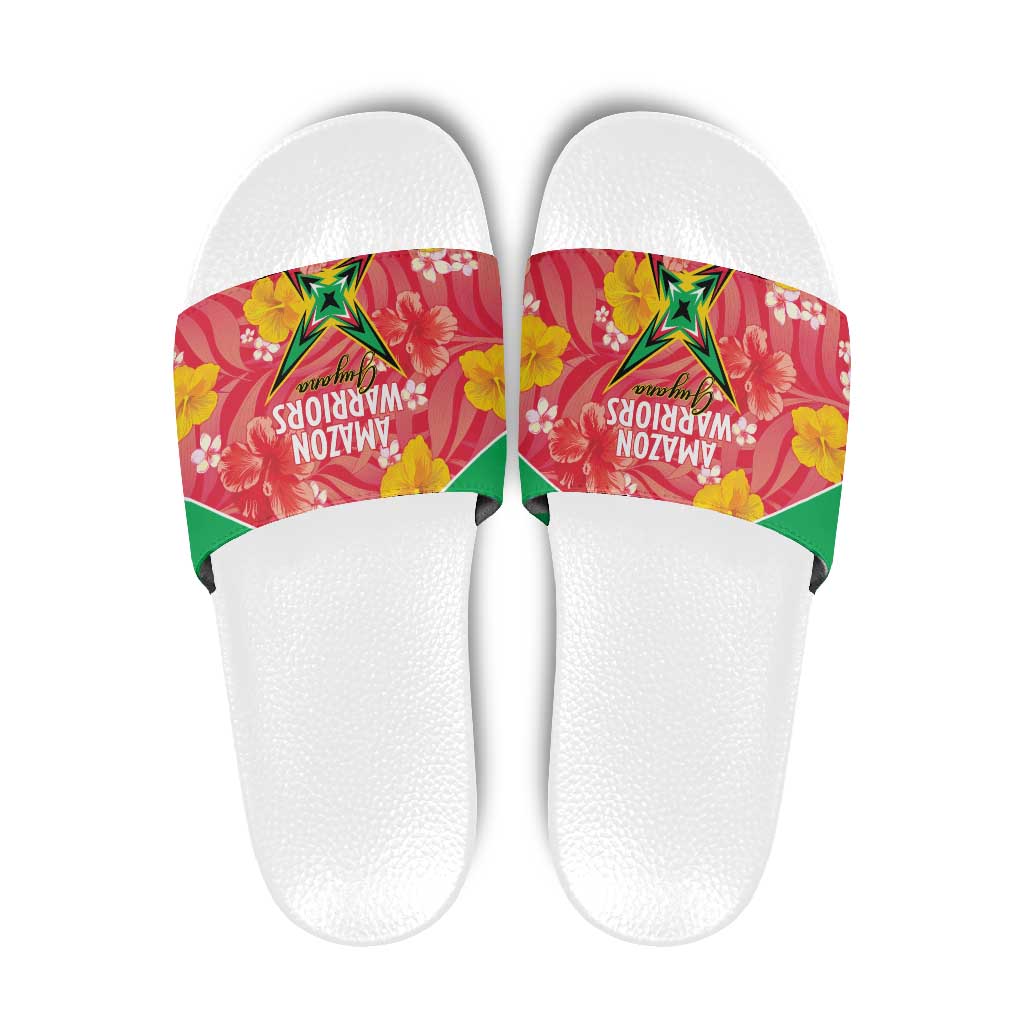 Guyana Cricket Slide Sandals 2025 Go Amazon Warriors Tropical Style LT14