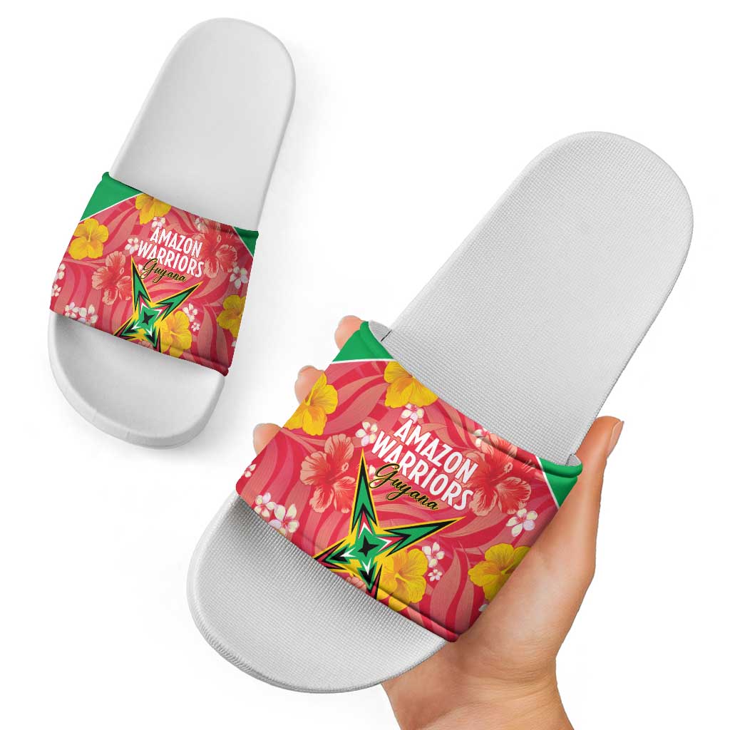 Guyana Cricket Slide Sandals 2025 Go Amazon Warriors Tropical Style LT14