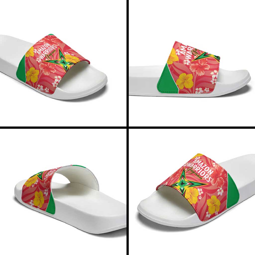 Guyana Cricket Slide Sandals 2025 Go Amazon Warriors Tropical Style LT14
