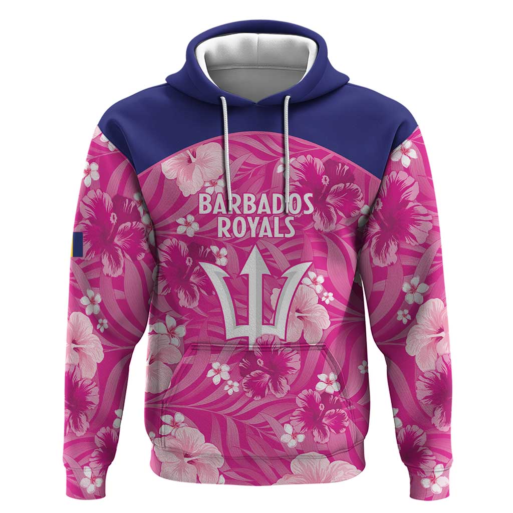 Custom Barbados Royals Cricket Hoodie 2025 Go Tridents Tropical Style LT14