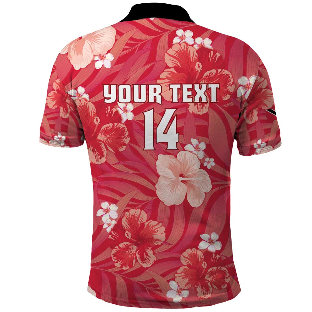 Custom Trinidad and Tobago Cricket Polo Shirt 2025 Go Knight Riders Tropical Style LT14