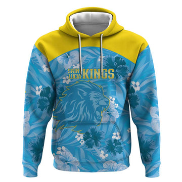 Custom Saint Lucia Kings Cricket Hoodie 2025 Go Beinspired Tropical Style LT14