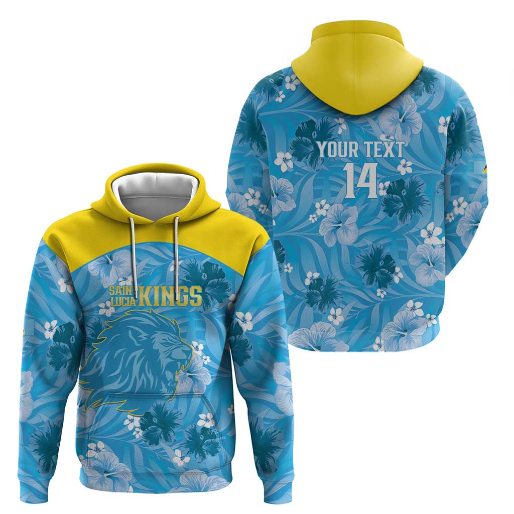 Custom Saint Lucia Kings Cricket Hoodie 2025 Go Beinspired Tropical Style LT14