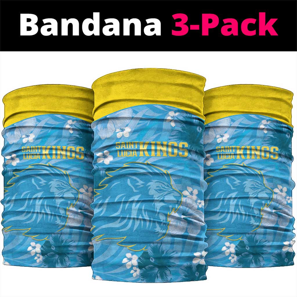 Saint Lucia Kings Cricket Neck Gaiter 2025 Go Beinspired Tropical Style LT14