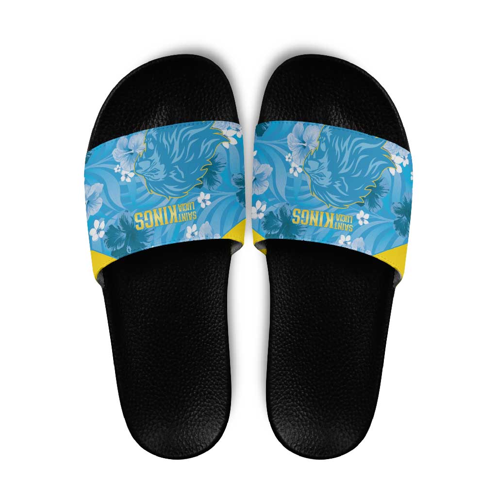 Saint Lucia Kings Cricket Slide Sandals 2025 Go Beinspired Tropical Style LT14