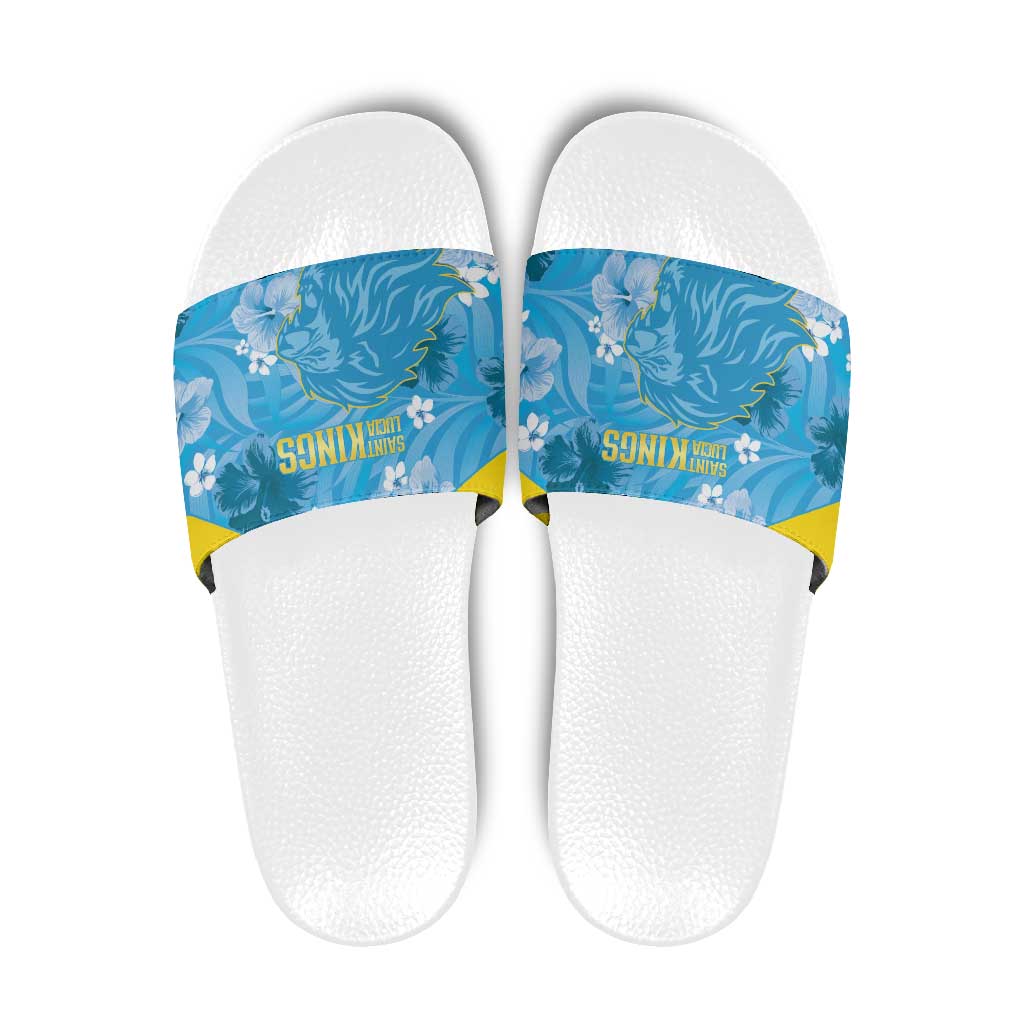 Saint Lucia Kings Cricket Slide Sandals 2025 Go Beinspired Tropical Style LT14