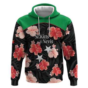 Custom Saint Kitts and Nevis Cricket Hoodie 2025 Go Patriots Tropical Style LT14