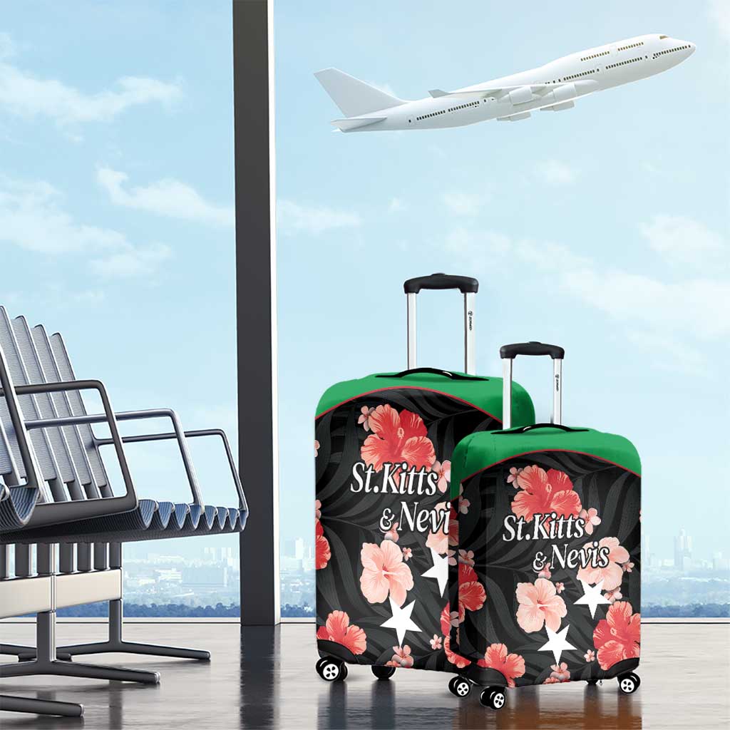 Saint Kitts and Nevis Cricket Luggage Cover 2025 Go Patriots Tropical Style LT14