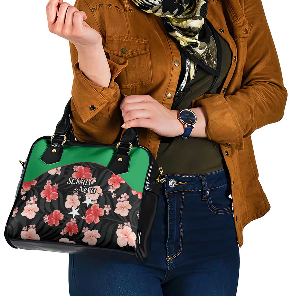 Saint Kitts and Nevis Cricket Shoulder Handbag 2025 Go Patriots Tropical Style LT14