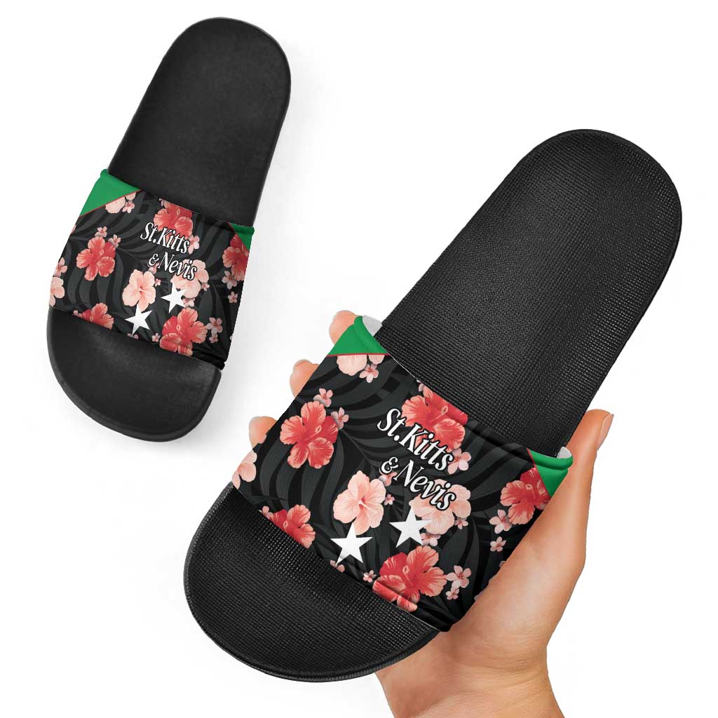 Saint Kitts and Nevis Cricket Slide Sandals 2025 Go Patriots Tropical Style LT14