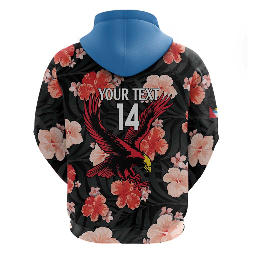 Custom Antigua and Barbuda Cricket Hoodie 2025 Go Falcons Tropical Style LT14