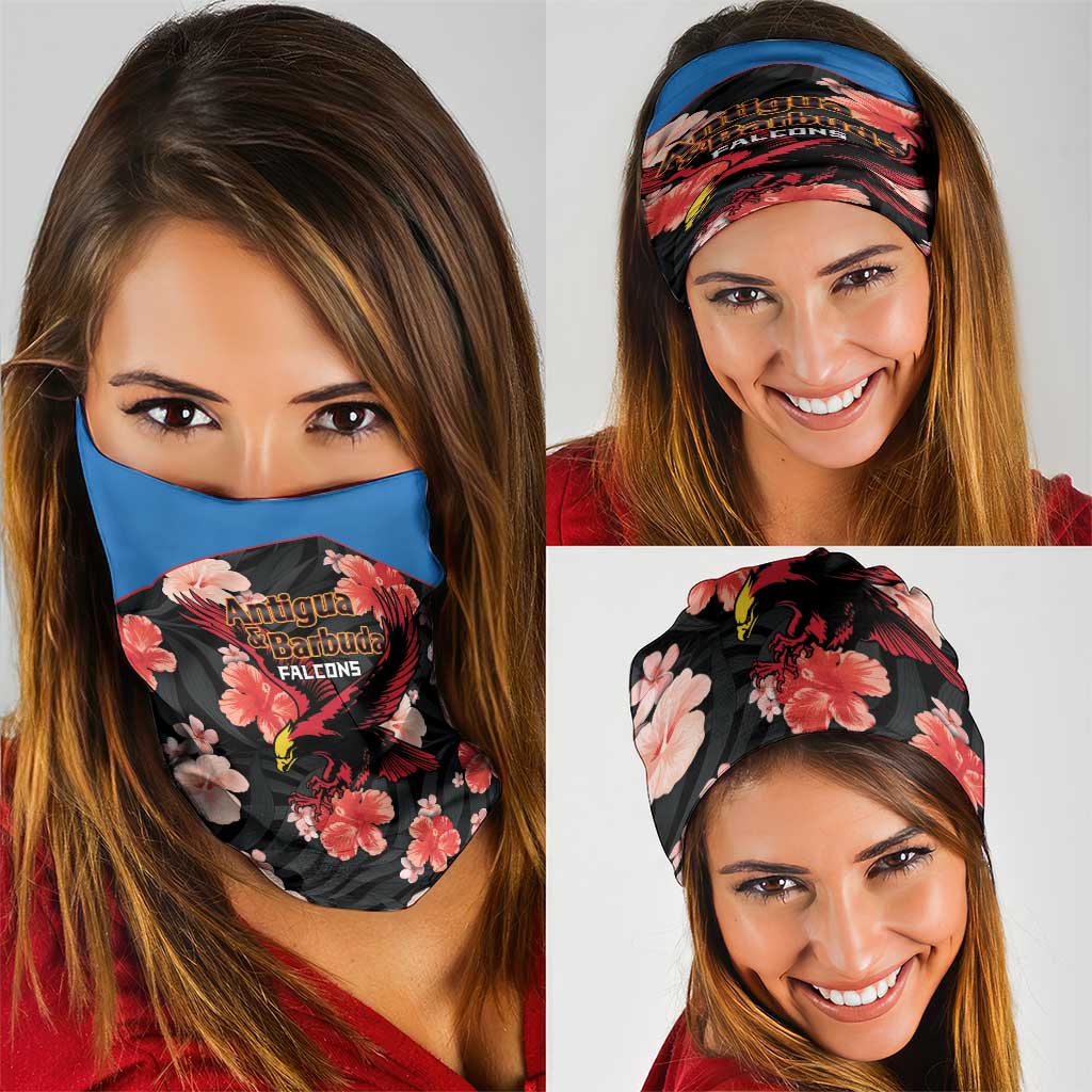 Antigua and Barbuda Cricket Neck Gaiter 2025 Go Falcons Tropical Style LT14