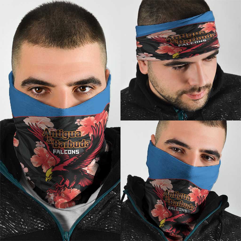 Antigua and Barbuda Cricket Neck Gaiter 2025 Go Falcons Tropical Style LT14
