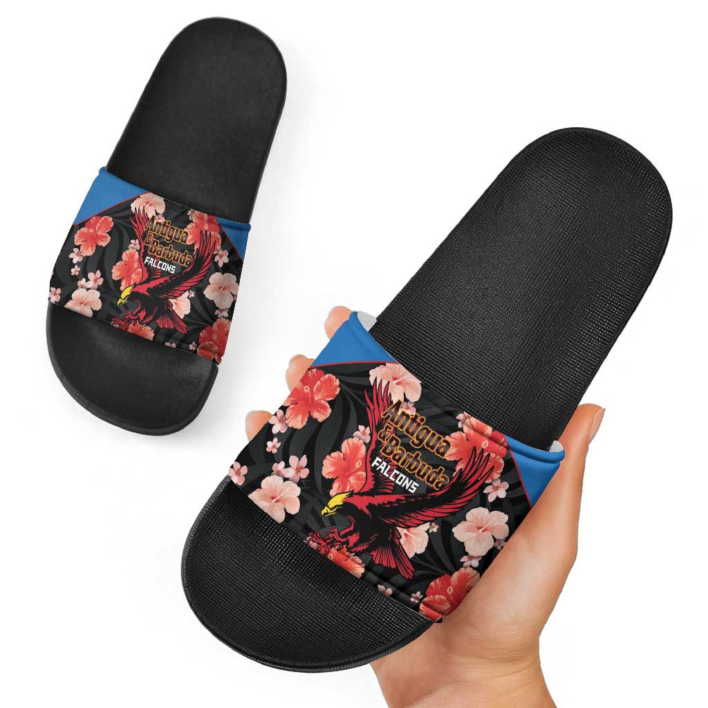 Antigua and Barbuda Cricket Slide Sandals 2025 Go Falcons Tropical Style LT14
