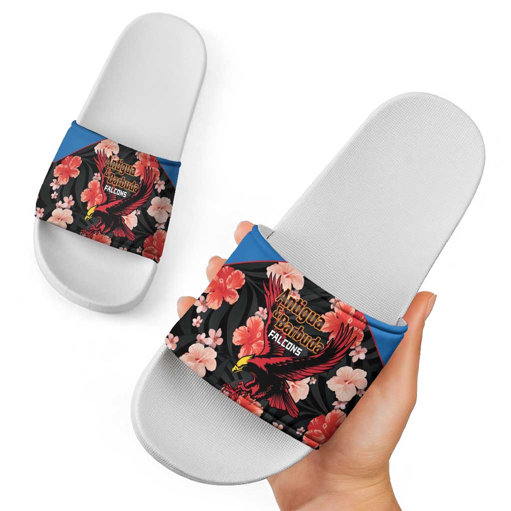 Antigua and Barbuda Cricket Slide Sandals 2025 Go Falcons Tropical Style LT14