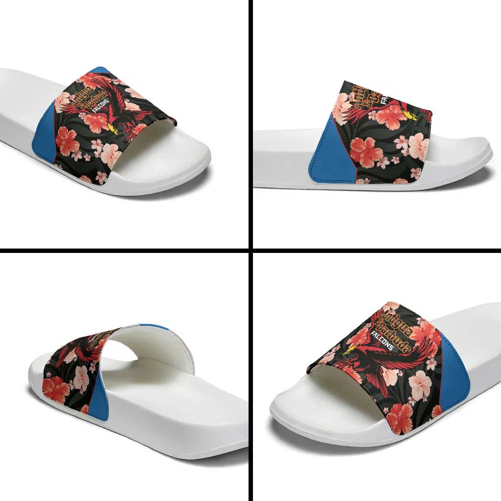Antigua and Barbuda Cricket Slide Sandals 2025 Go Falcons Tropical Style LT14