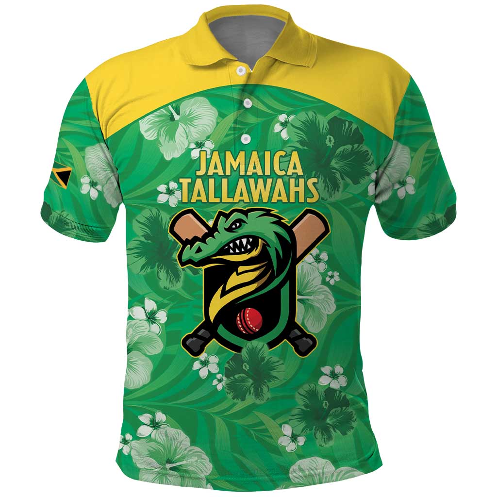Custom Jamaica Cricket Polo Shirt Fi Wi Tallawahs Tropical Style LT14