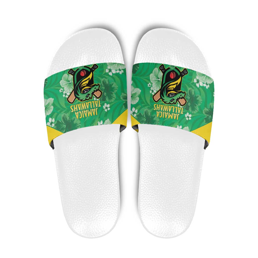 Jamaica Cricket Slide Sandals Fi Wi Tallawahs Tropical Style LT14