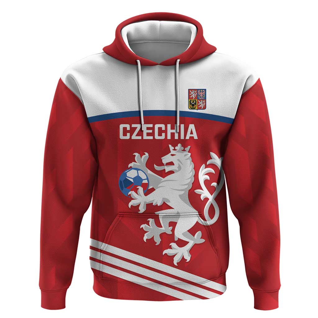 Custom Czech Republic Football Hoodie Go Czechia - Sporty Style LT14