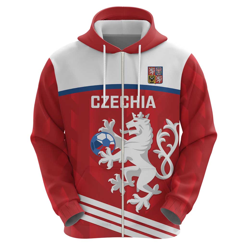 Custom Czech Republic Football Hoodie Go Czechia - Sporty Style LT14