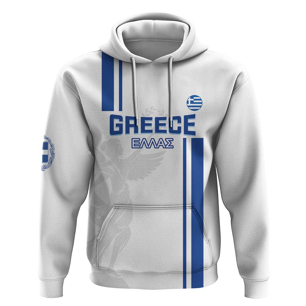 Custom Greece Football Hoodie Go Ethniki - Sporty Style LT14