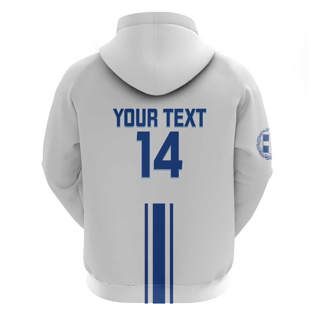 Custom Greece Football Hoodie Go Ethniki - Sporty Style LT14