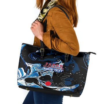 Custom Japan Football Leather Tote Bag 2024 Nadeshiko Go Champions LT14
