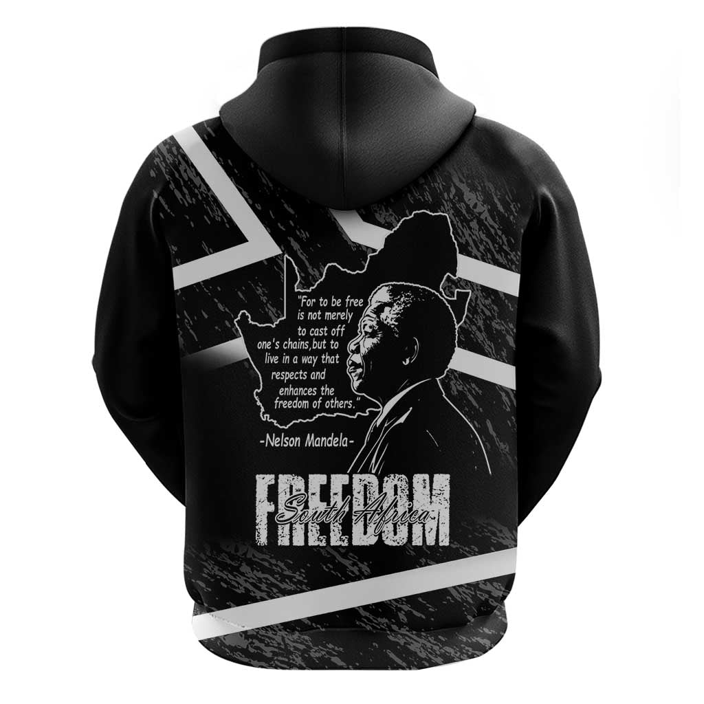 South Africa Freedom Day Hoodie Nelson Mandela With Map LT14
