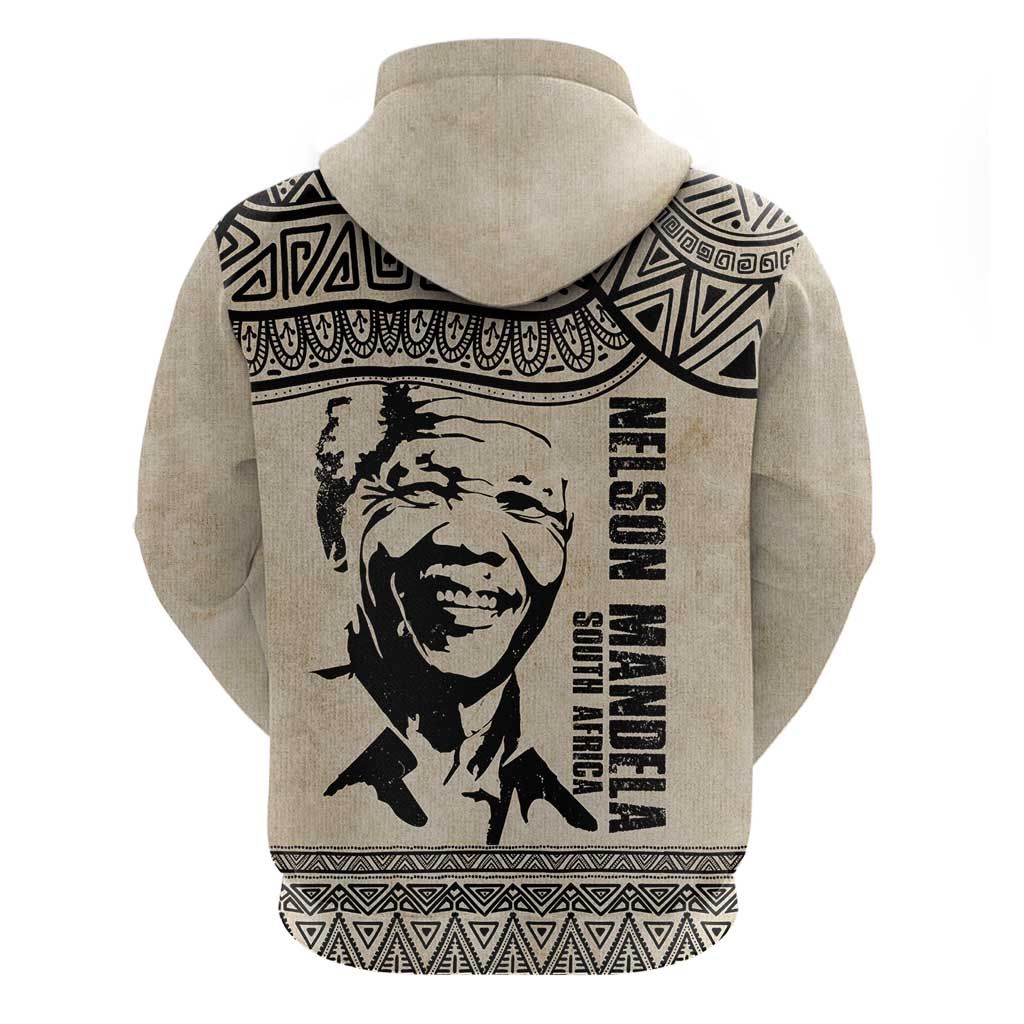 South Africa Nelson Mandela - Father Of Nation Hoodie Vintage African Pattern LT14