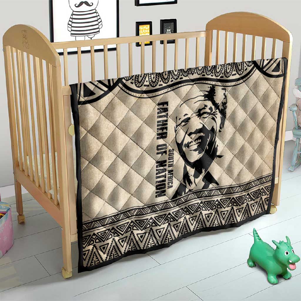 South Africa Nelson Mandela - Father Of Nation Quilt Vintage African Pattern LT14