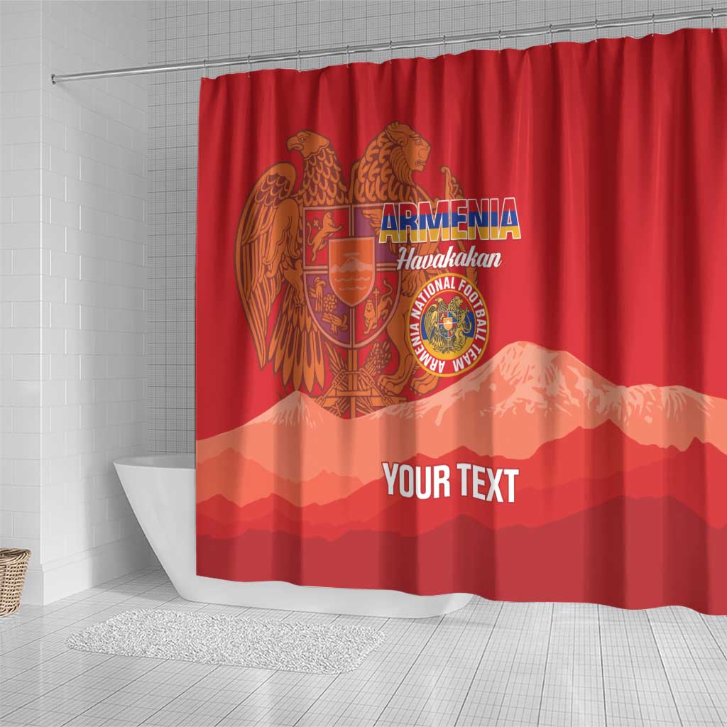 Custom Armenia Football Shower Curtain Come On Havakakan LT14