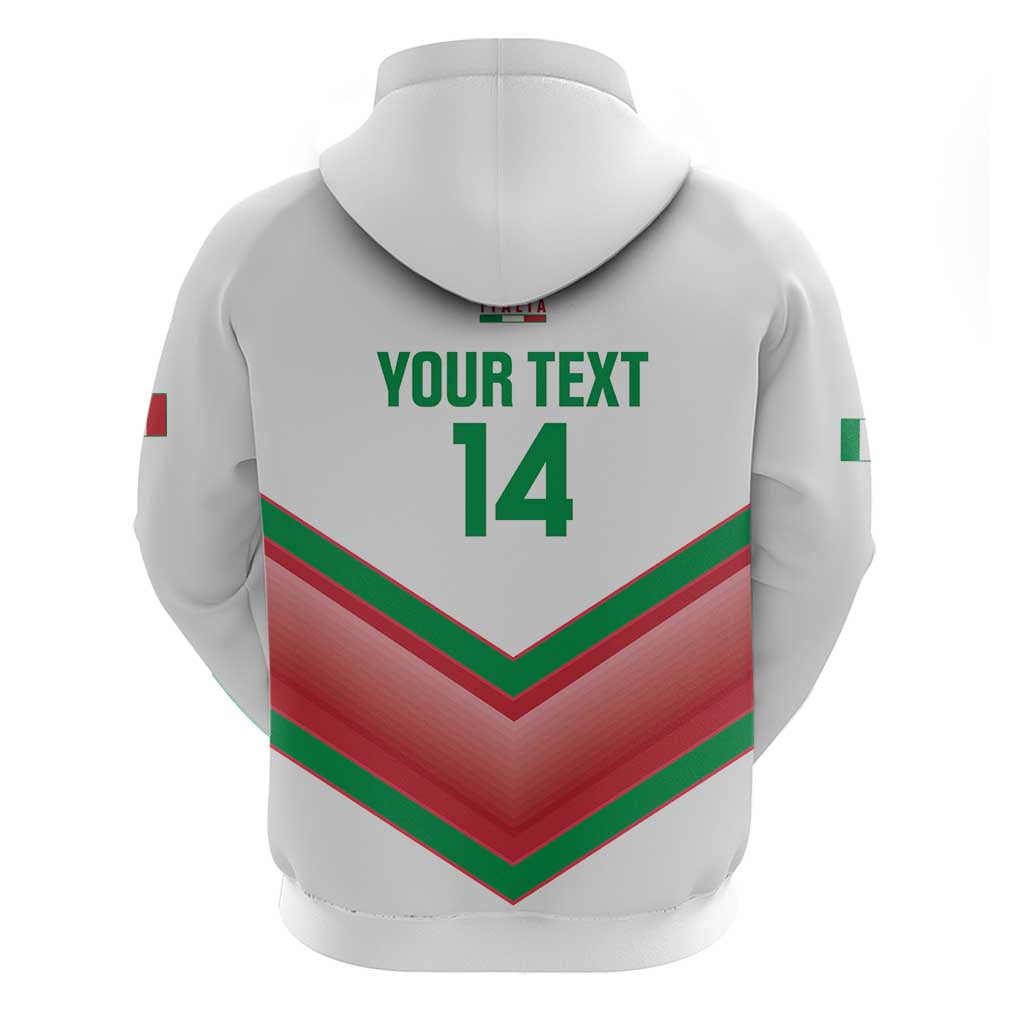 Custom Italy Football Hoodie Go Gli Azzurri Italian Wolf LT14