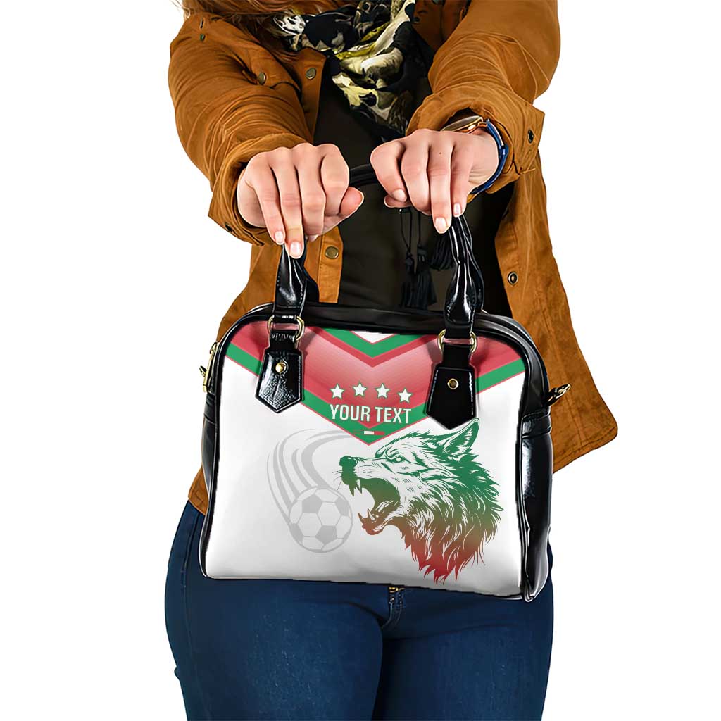 Custom Italy Football Shoulder Handbag Go Gli Azzurri Italian Wolf LT14