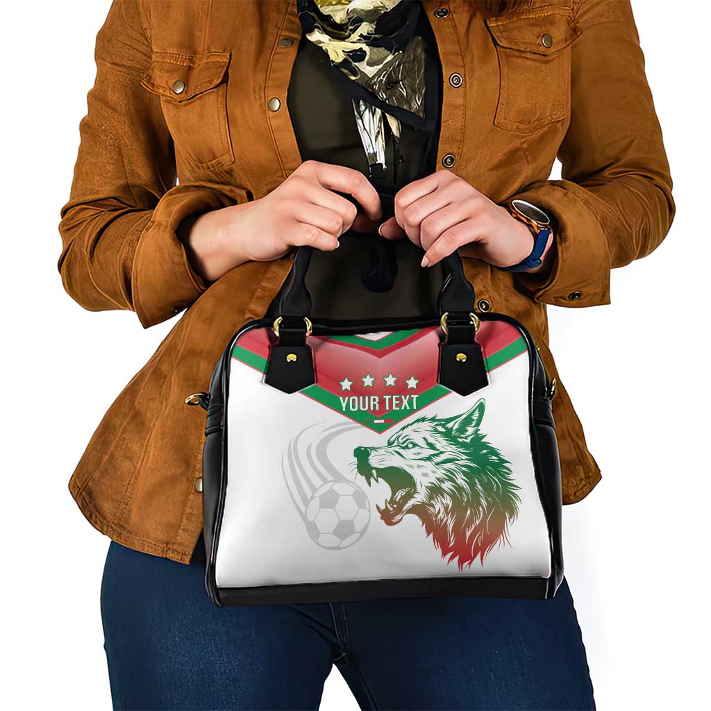 Custom Italy Football Shoulder Handbag Go Gli Azzurri Italian Wolf LT14