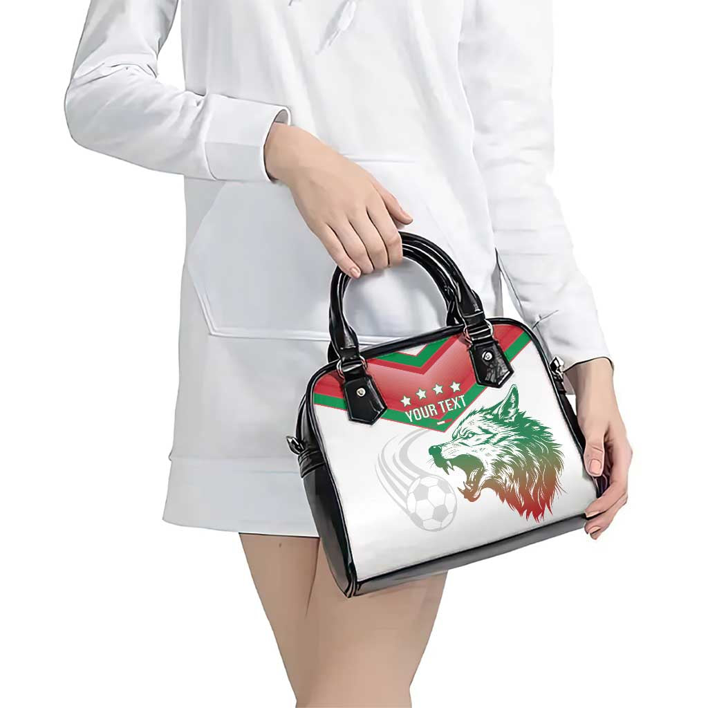 Custom Italy Football Shoulder Handbag Go Gli Azzurri Italian Wolf LT14
