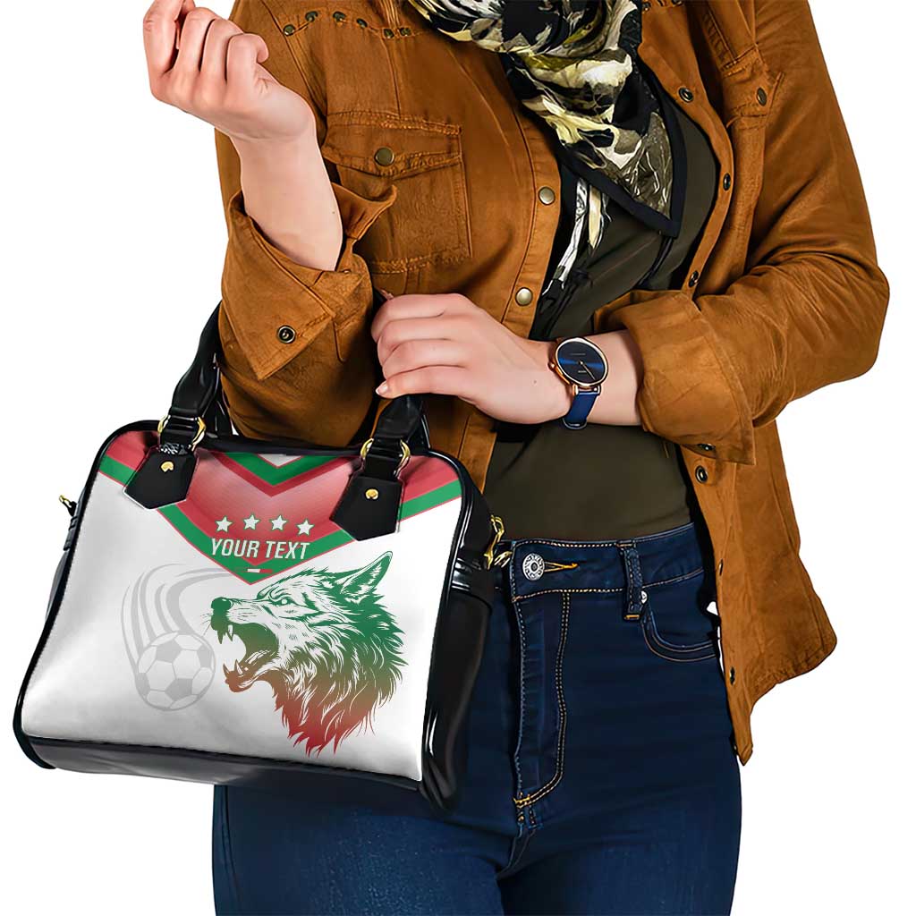 Custom Italy Football Shoulder Handbag Go Gli Azzurri Italian Wolf LT14