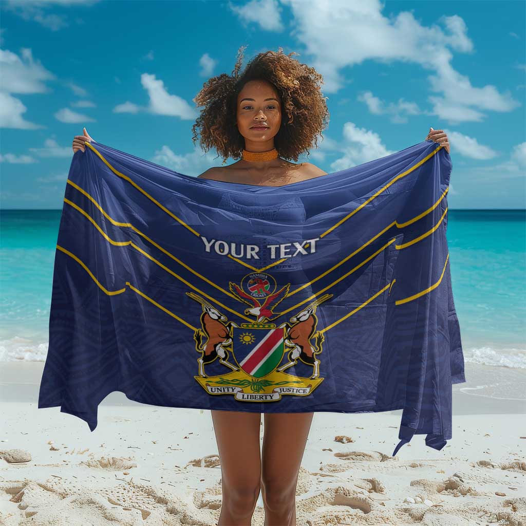 Custom Namibia Cricket Sarong 2024 Go Eagles African Pattern LT14