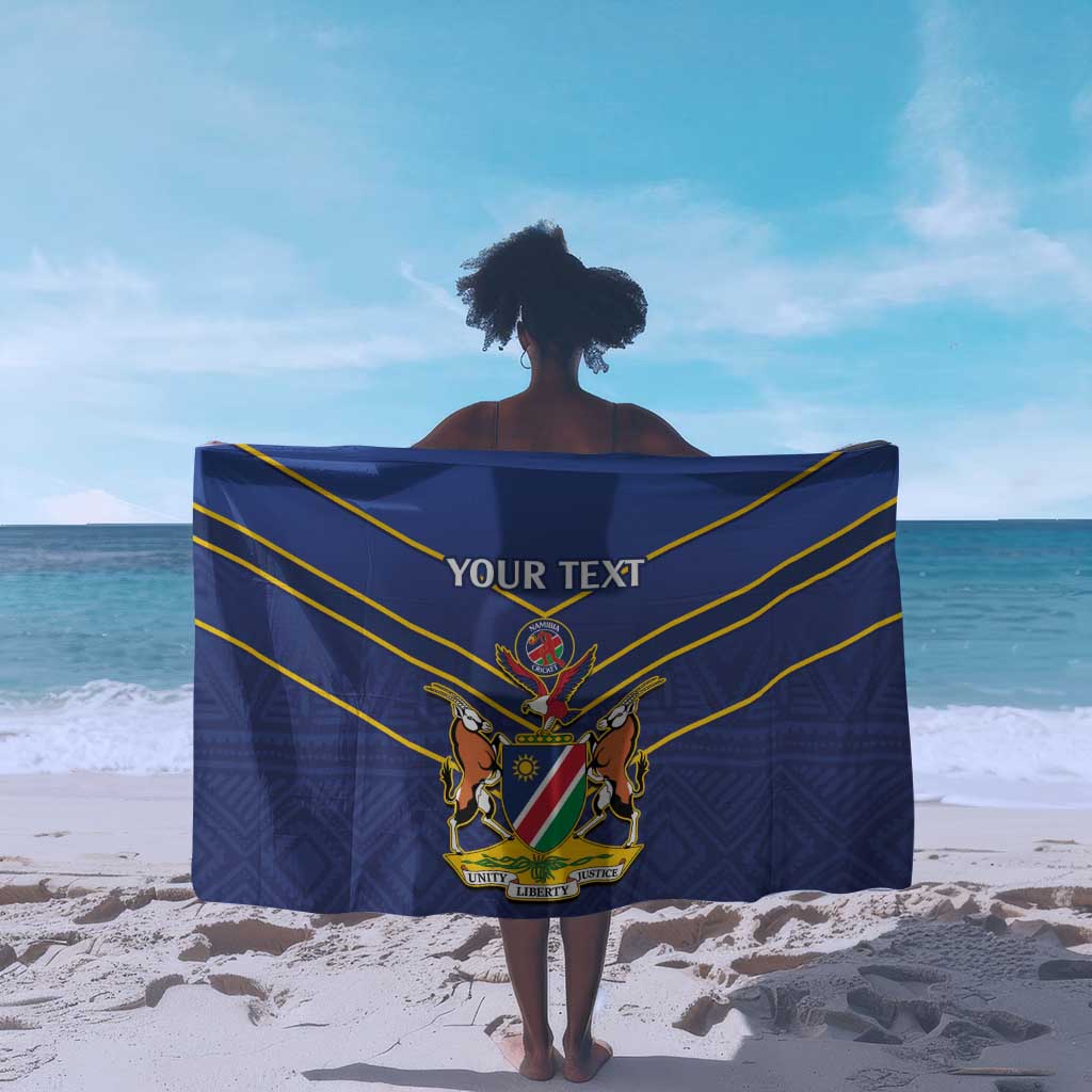 Custom Namibia Cricket Sarong 2024 Go Eagles African Pattern LT14