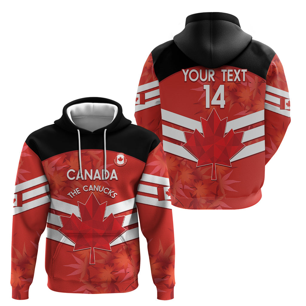 Custom Canada Soccer Hoodie Summer 2024 Go Champions Canucks LT14